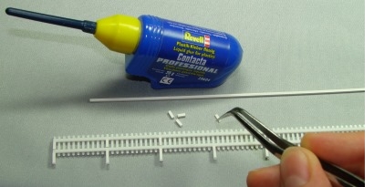 Anbringen der Zaunlatten