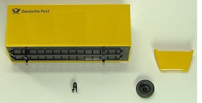 die Teile, die in die Ersatzteilkiste gewandert sind und nun auf ihren Einsatz in einem völlig anderem Modellbauprojekt warten