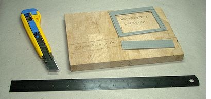 der Gehwegbereich wurde von der Gebäudegrundplatte abgetrennt.