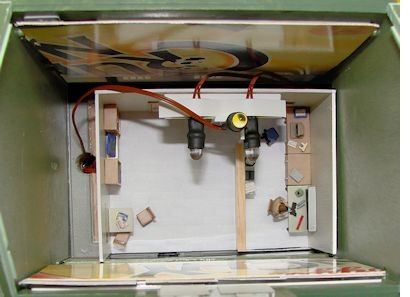 das Lampenset von oben