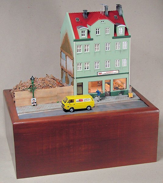 das Diorama in der Gesamtansicht