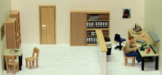 Verkaufsraum und Werkstatt