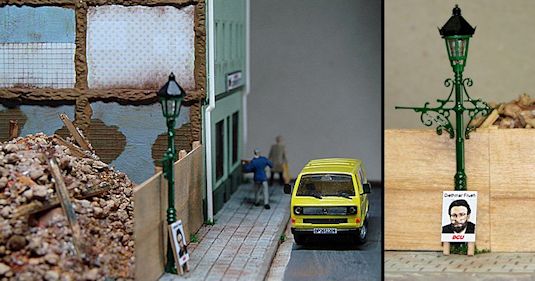 Details des Dioramas