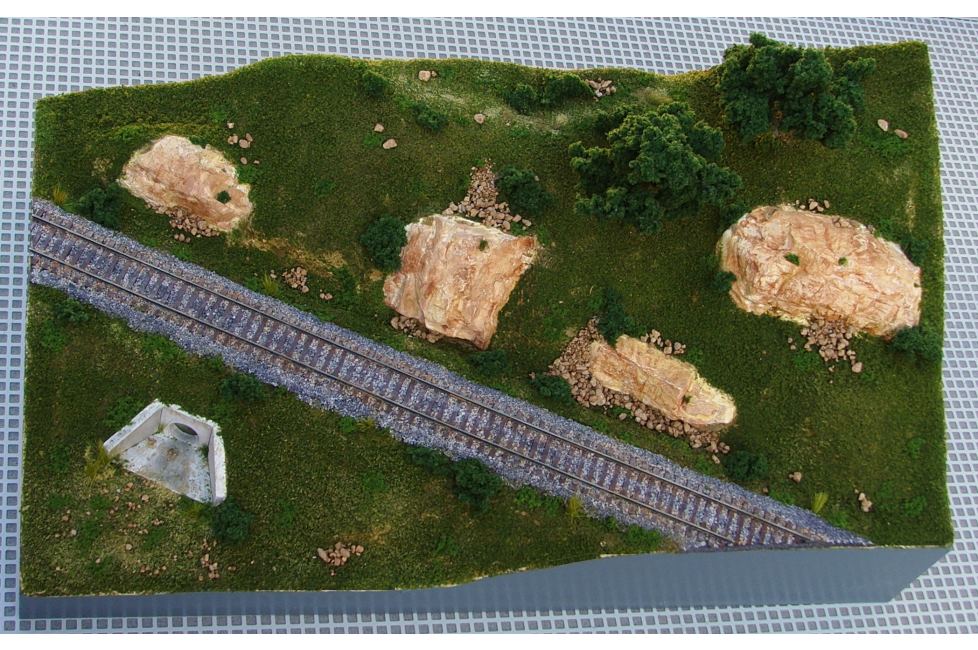 das fertige Diorama - ein Stück Welt im Modell!