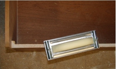 Verschleifen der verspachtelten Schnittfläche