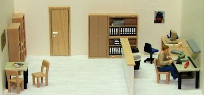 Gesamtaufnahme des Werkstattraumes