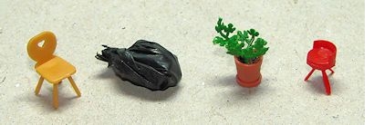 Ausgestaltungszubehör für die Balkons